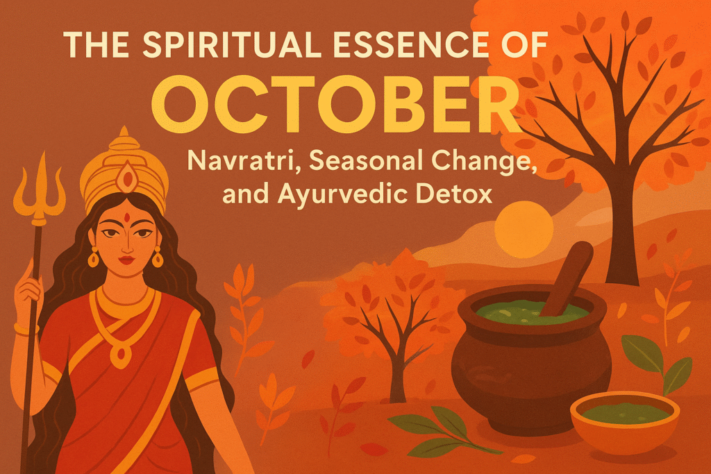 The Spiritual Essence of October: Navratri, Seasonal Change and Ayurvedic Detox